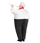 Chef  Airblown Inflatable Costume, Scarf, Hat  