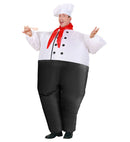 Chef  Airblown Inflatable Costume, Scarf, Hat  