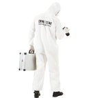 Crime Scene Investigator  Hooded Jumpsuit, Mask, Gloves 