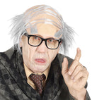 Old Man Comb Over Headpiece With Eyebrows