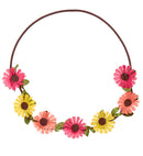 Multicolor Flower Headband