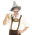 Felt Beer Fest Hat With Edelweiss & Beer Mug