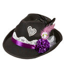 Felt Bavarian Fedora With Decorations