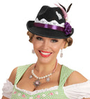 Felt Bavarian Fedora With Decorations