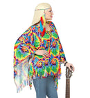 Psychedelic Hippie  Poncho, Headband 