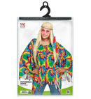 Psychedelic Hippie  Poncho, Headband 
