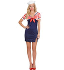 Sailor Girl  Dress, Mini Hat 