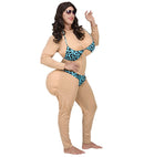 Miss Bikini  Overalls With Oversized Boobs & Butt, Bikini 