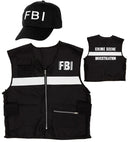 Fbi Crime Scene Investigator  Vest, Cap 
