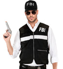 Fbi Crime Scene Investigator  Vest, Cap 