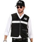 Fbi Crime Scene Investigator  Vest, Cap 