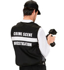 Fbi Crime Scene Investigator  Vest, Cap 