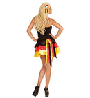Miss Germany  Dress, Cockade Hair Comb 