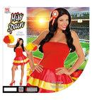 Miss Spain  Dress, Cockade Hair Comb 