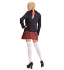 College Girl  Jacket, Tie Top, Skirt, Tie 