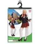College Girl  Jacket, Tie Top, Skirt, Tie 