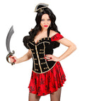 Buccaneer Girl  Dress, Mini Tricorn Hat 