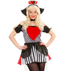 Queen Of Hearts  Dress, Choker With Collar, Headpiece 