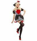 Queen Of Hearts  Dress, Choker With Collar, Headpiece 