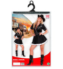 Rodeo Girl  Dress With Sewn-In Petticoat, Belt 