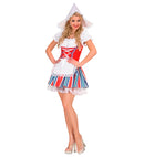 Dutch  Dress With Petticoat, Apron, Hat 