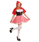 Red Capelet  Dress, Hooded Capelet 