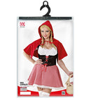 Red Capelet  Dress, Hooded Capelet 