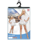 Greek Goddess  Dress With Shoulder Drape, Belt 