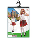 School Girl  Shirt, Skirt, Necktie, Hair Ribbons 
