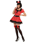 Mouse Girl  Dress With Sewn-In Petticoat, Ears 