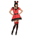 Mouse Girl  Dress With Sewn-In Petticoat, Ears 