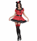 Mouse Girl  Dress With Sewn-In Petticoat, Ears 