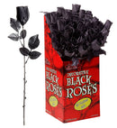 Black Roses Display Box Of 48 -44 Cm