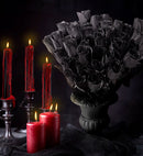 Black Roses Display Box Of 48 -44 Cm