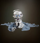 Zombie Groundbreaker With Turninghead, Sound And Light Up Eyes Sound Sensor Activated - 140 Cm