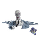 Zombie Groundbreaker With Turninghead, Sound And Light Up Eyes Sound Sensor Activated - 140 Cm