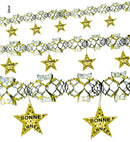 Holographic Gold Bonne Année Garland 3 M