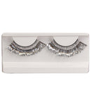 Metallic Silver Eyelashes In Boxwith Glass Bottle Glue