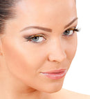 Gold  Eyelashes In Box With Glass Bottle Glue