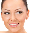 Gold  Eyelashes In Box With Glass Bottle Glue