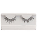 Silver  Eyelashes In Box With Glass Bottle Glue