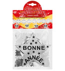 Holographic Silver Bonne Année Garland 3 M