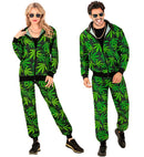 Ganja Party Fashion Tracksuit  Jacket, Pants 