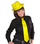 Satin Neon Yellow Tie