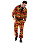 On Fire Party Fashion Tracksuit  Jacket, Pants 