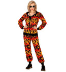 On Fire Party Fashion Tracksuit  Jacket, Pants 