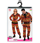 On Fire Party Fashion Tracksuit  Jacket, Pants 
