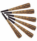 Set Of 6 Gold Feliz Año Nuevo Sounding Trumpets 25 Cm
