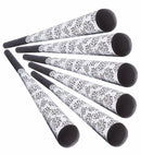 Set Of 6 Silver Happy New Year Sounding Trumpets 25 Cm