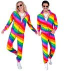 Rainbow Party Fashion Tracksuit  Jacket, Pants 